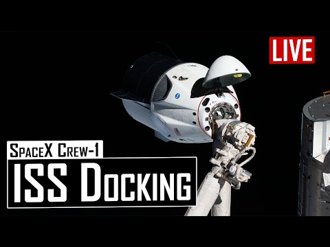 SpaceX Crew Dragon Crew-1 Docking with the ISS🔴 Live