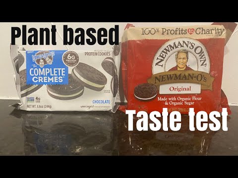 Plant based taste test/Lenny and Larry’s Complete Cremes, Newman’s Own Newman-O’s