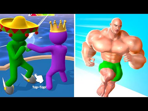 Muscle Rush Vs Giant Rush 🔮🗾🍎Max New Levels Walkthrough Android iOS Gameplay 101010