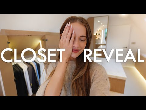 DREAM WARDROBE REVEAL AND FILLING THE NEW CLOSET START TO FINISH | VICTORIA