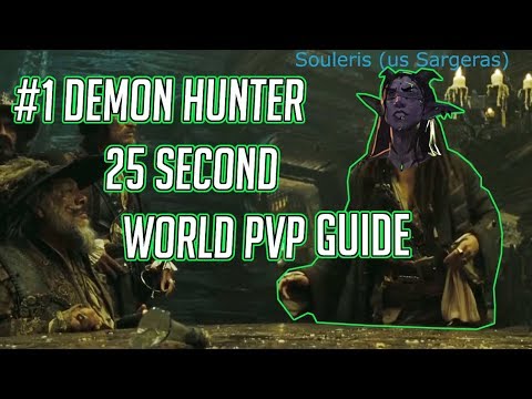 Demon Hunter BFA | 25 Second World PVP Guide