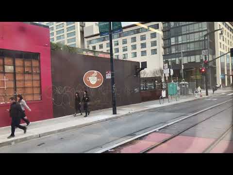 Muni Metro T Third Street @ Bryant St & King St San Francisco California