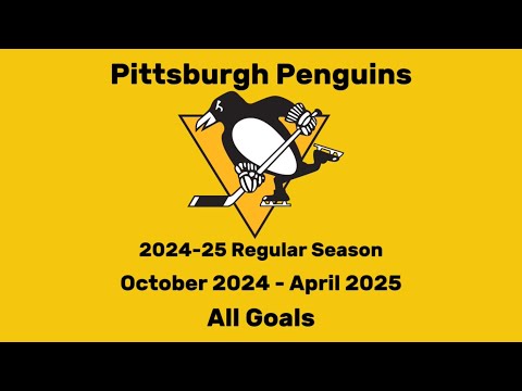 Pittsburgh Penguins | 2024-25 Season | All 243 Goals