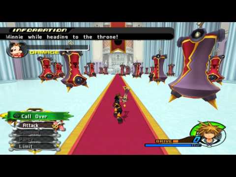 KH2FM - Lv. 1 Protect Minnie (Critical) (No Damage for Both Sora & Minnie)