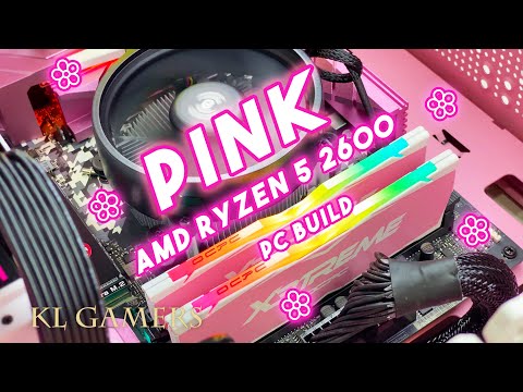 AMD Ryzen 5 2600 ASRock B450M STEEL LEGEND PINK ASIA Limited Edition RTX 2060 Build