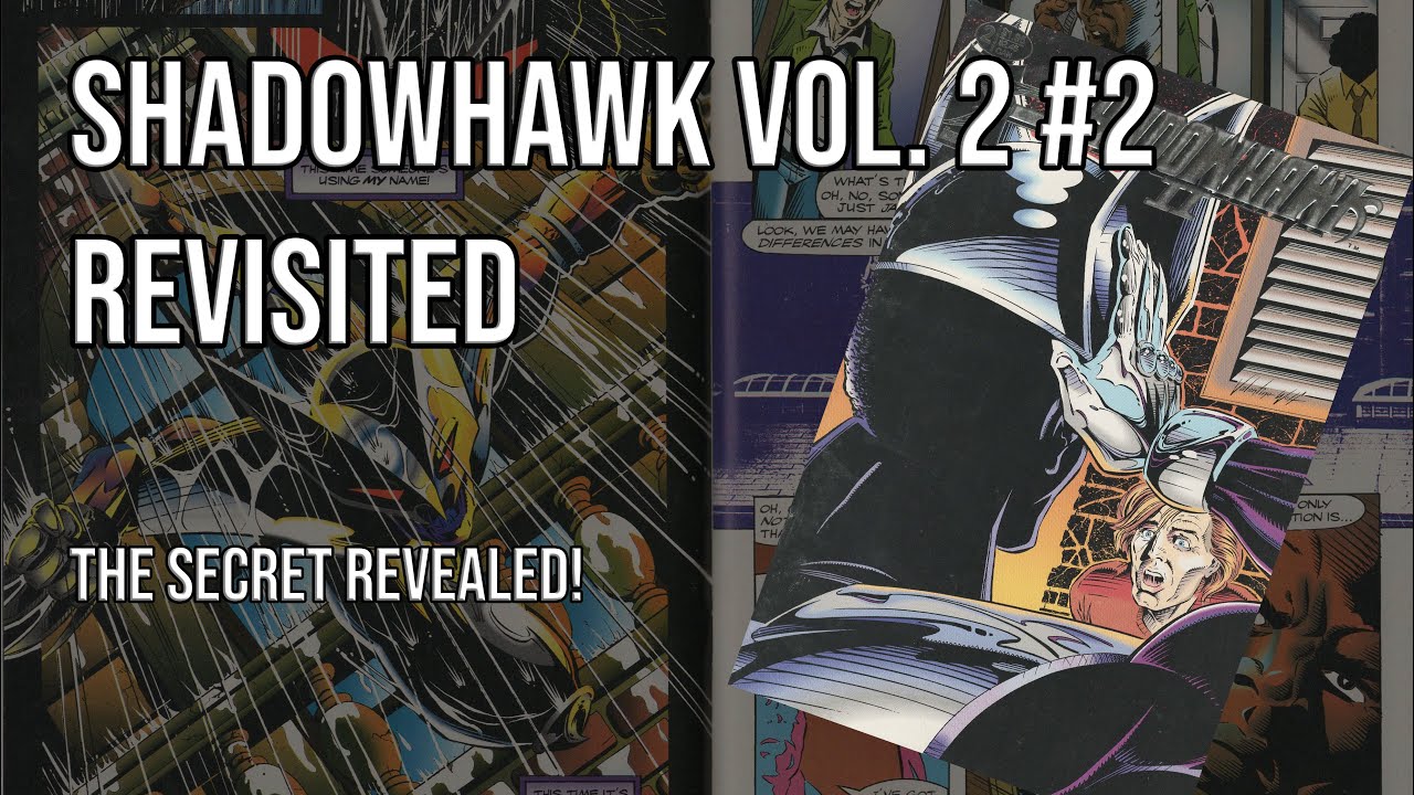 Shadowhawk II #2: You're probably not supposed to draw a blank when you find out who your hero is