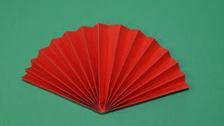 Cómo hacer un abanico sencillo de papel