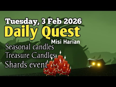 Sky Daily Quest today - Hidden Forest 3 feb 2026 | Sky Children of the Light | Sandwichies Ch