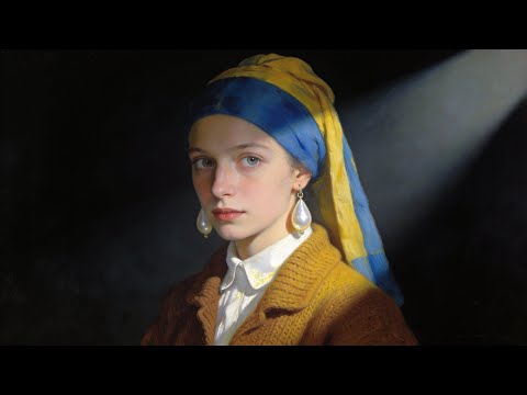 Visual Poem | Vermeer "Girl with a Pearl Earring": The Awakening of Light & Eternal Gaze | 4K