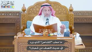 781 - ما معنى “المشاحن” الذي ورد في حديث النصف من شعبان؟ - عثمان الخميس