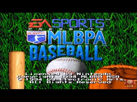 MLBPA Baseball Super Nintendo