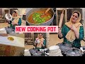 Lo ji le ai main new cooking pot ,fry pan etc || Kali daal bnai with rice || @Nadi927