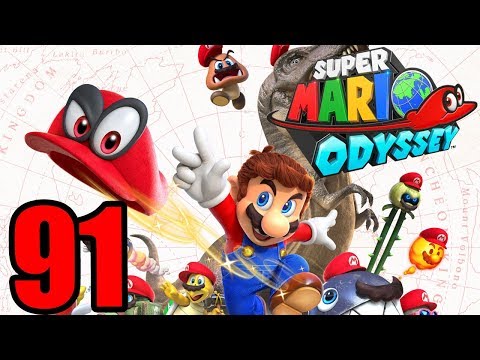 Super Mario Odyssey playthrough pt91 - Beanstalk Challenge/A FUN Secret Moon