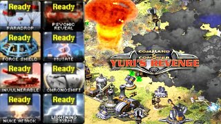Red Alert 2 | Let's Capture The Superweapons | (7 vs 1)