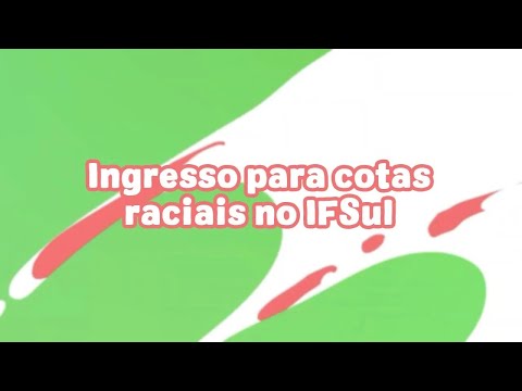 Processo Seletivo - Instituto Federal Sul-rio-grandense