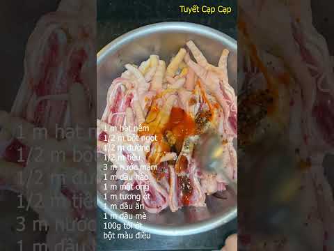 Cách ướp CHÂN GÀ NƯỚNG để bán - chỉ cần thêm gia vị này đảm bảo mềm giòn ngon đậm đà