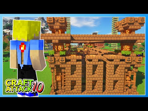 Spark visits his neighbors! Cactus Tower & more! - Minecraft Craft Attack 10