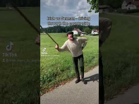 Irish vs German - driving through the countryside