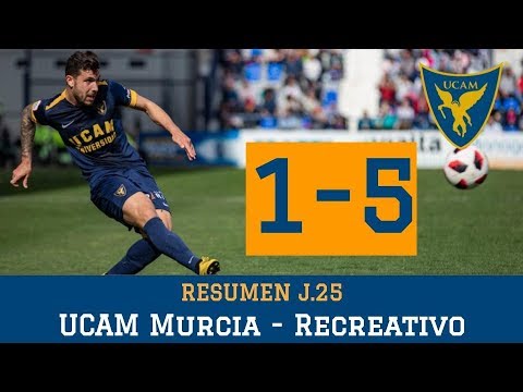 Resumen UCAM Murcia 1-5 Recreativo