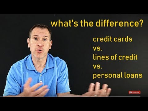 YouTube video about Personal lines of credit vs. personal loans