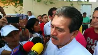 Comprometido con su deber ciudadano de ejercer el voto, el candidato de Morena y PT a la alcaldía de