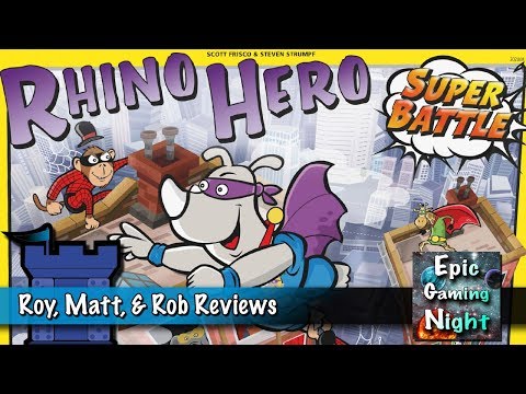 Rhino Hero Super Battle Review - with Roy, Matt, & Rob