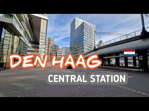 🇳🇱Estação ferroviária Den Haag, Holanda | 4K