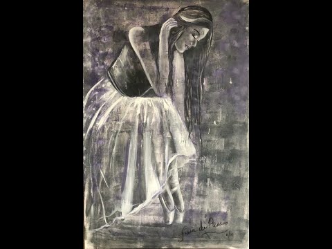 Painting Ballerina step by step