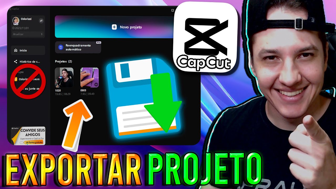 Como COMPARTILHAR o PROJETO do Capcut para outro PC