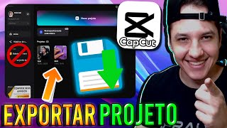 Como COMPARTILHAR o PROJETO do Capcut para outro PC