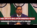 Indian Diplomat Randhir Jaiswal S Bhojpuri Briefing From Varanasi Is Stealing Hearts Online Watch