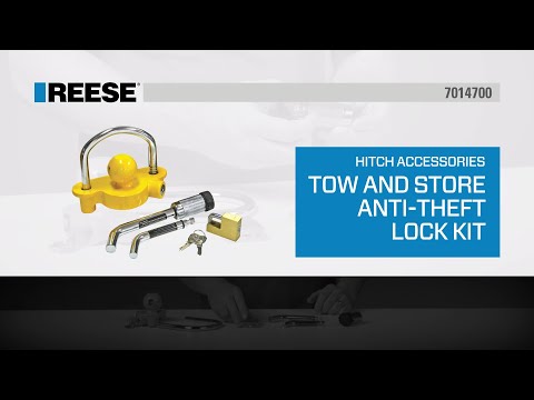 REESE® Trailer Hitch Anti-Theft Lock Kit - 7014700 | Towing Accessories | Trailer Hitch Towing Lock