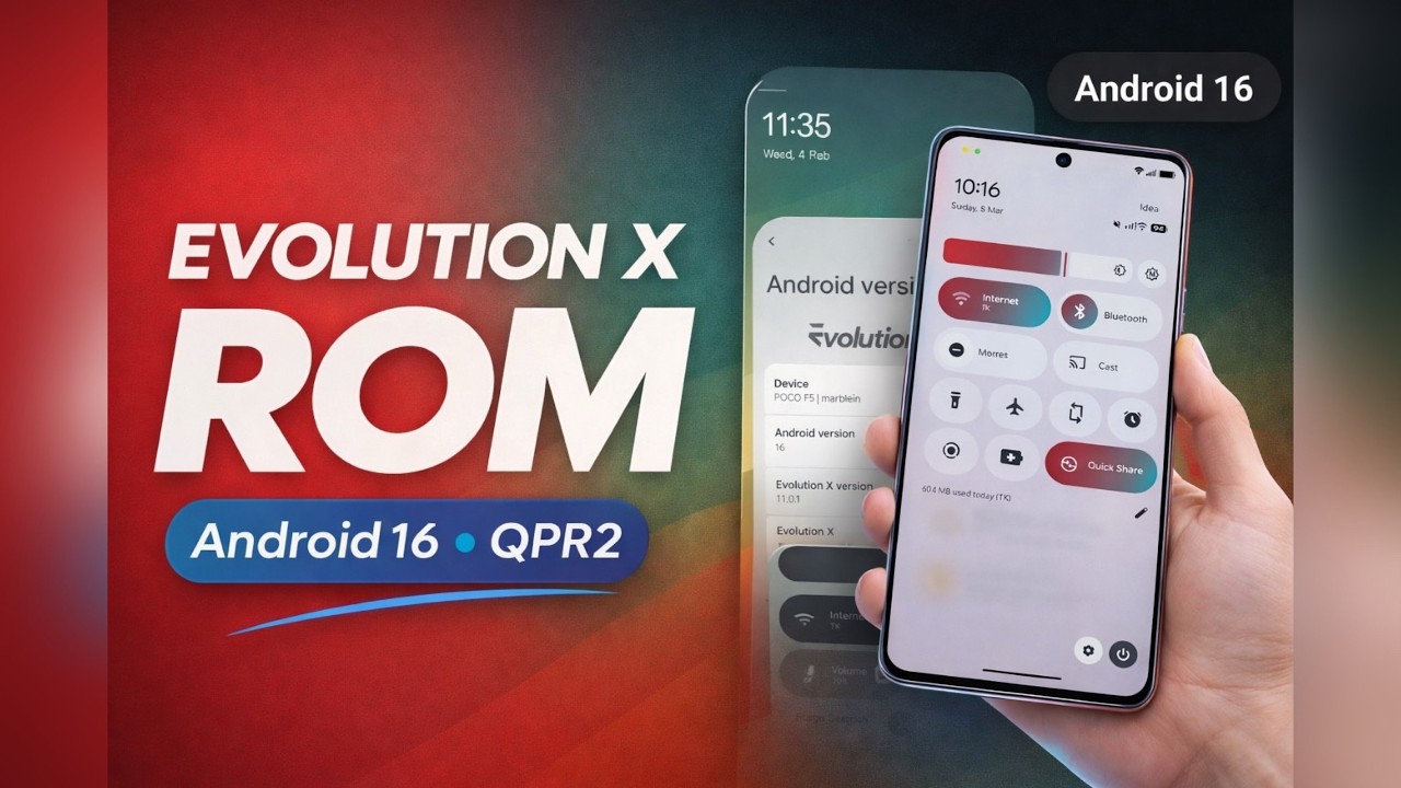 EvolutionX is back with Damn Amazing Goodies 🔥🔥 | Android 16 QPR2