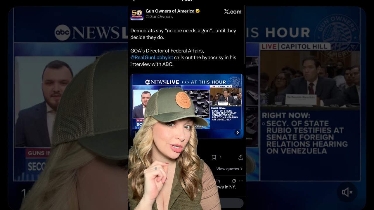 Dems Finally Get Called Out For 2A Hypocrisy?!?￼ #shortsfeed #2ndamendment #shortsvideo #shorts