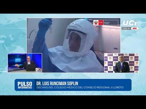 DOCTOR, LUIS RUNCIMAN, Decano del Colegio Médico de Loreto