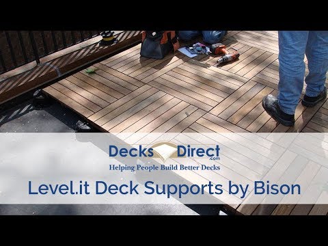 How to Build a Deck Anywhere You Want! | Level.it Adjustable Deck Supports by Bison