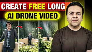 How to Create Long AI DRONE Videos (HD) 💡 | AI Video Generator | AI Se Video Kaise Banaye FREE 🔥