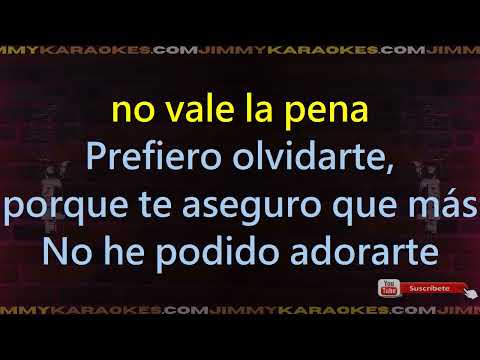 Cortes   Prefiero Olvidarte   Karaoke