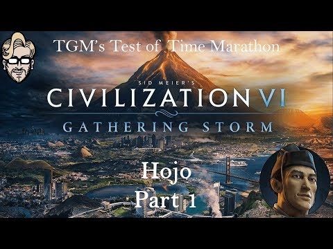 Let's Play Civilization 6: Gathering Storm - Hojo part 1
