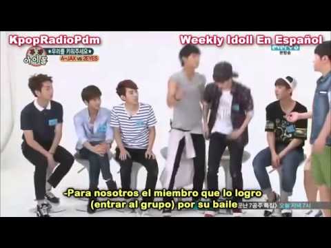 [Sub Español] 130925 Weekly Idol A-JAX & 2EYES PARTE 2