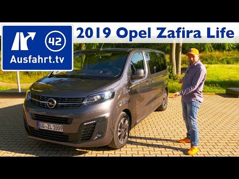 2019 Opel Zafira Life Tourer M 177 PS - Kaufberatung, Test deutsch, Review, Fahrbericht Ausfahrt.tv