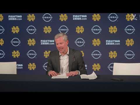 MEN'S BASKETBALL: Postgame Press Conference at Notre Dame
