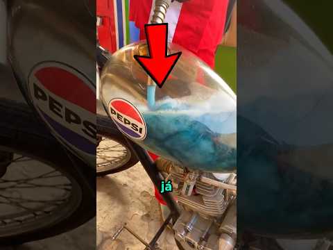 Tanque transparente em MOTOS! #curioso #incrível #interessante