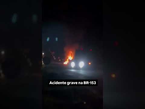 Acidente grave na BR-153 em Rialma,  Goiás.