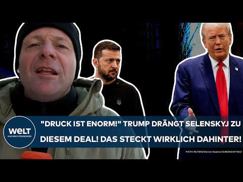 PUTINS KRIEG: "Der Druck ist enorm!" Trump drängt Selenskyj zu Deal! Das steckt wirklich dahinter!