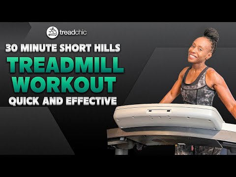 Let's Go For A Fat Burning Walk! 30 Minute Short Hills Treadmill Workout | Perfect for all Levels |