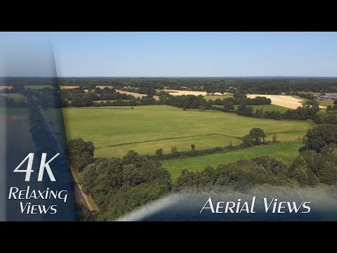 4K - Aerial Views - Luftbilder: Ammersbek, Kreis Stormarn, Schleswig-Holstein, Germany