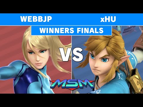 MSM Online 32 - WebbJP (Zero Suit Samus) Vs. xHu (Link) Winners Finals - Smash Ultimate