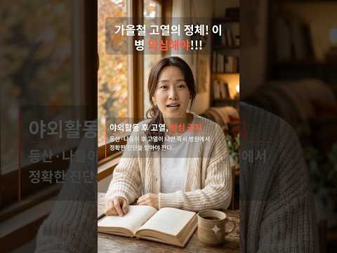 등산, 야외나들이 다녀와서 열이 난다면…