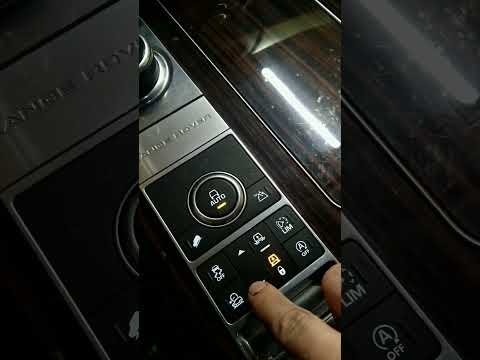 Land Rover Range Rover jacking mode tyre change mode #rangerover #landrover